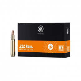 RWS Bchsenpatrone Kal. .222 Rem.